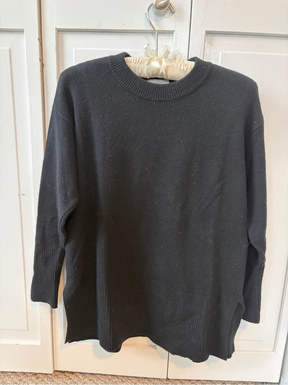 Loft Women’s Black Crewneck Sweater - Classic Casual